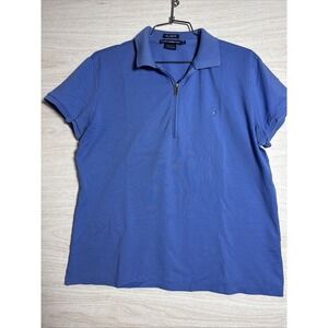 Polo Ralph Lauren Golf classic fit blue quarter-zip polo shirt Sz Large